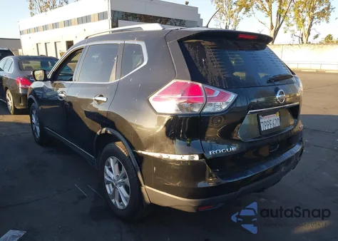 2016 Nissan Rogue Sv из США, поврежденный, VIN KNMAT2MTXGP595002